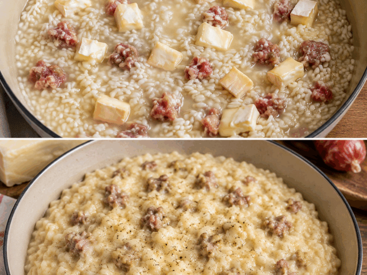 Risotto alla Bergamasca con Taleggio e Salsiccia – Lombardia