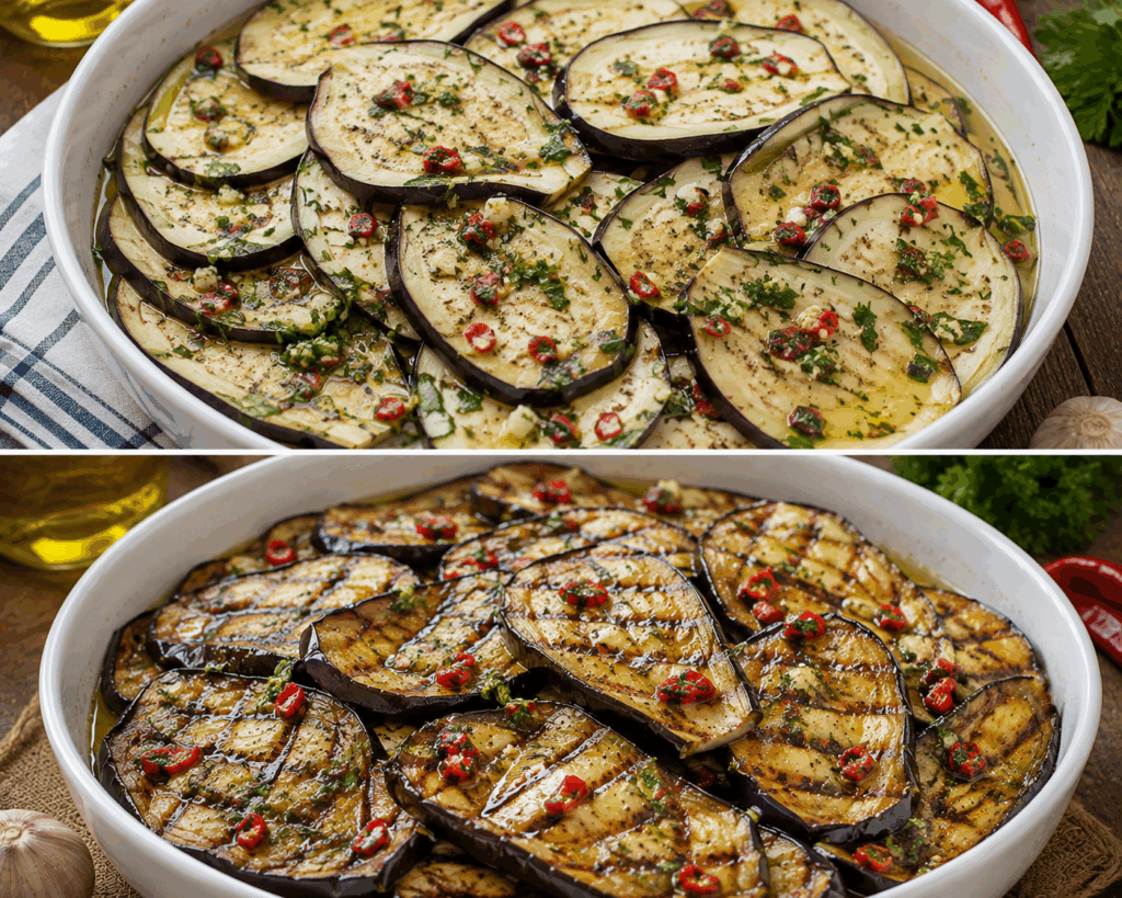 Melanzane Marinate alla Pugliese – Puglia