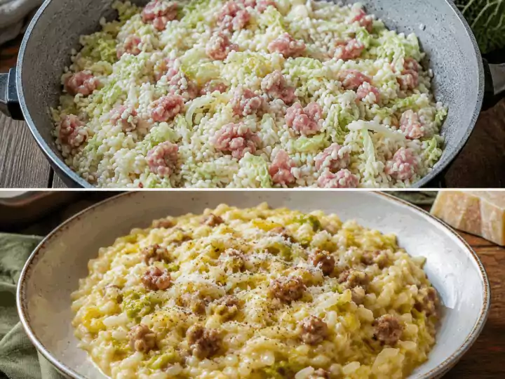 Riso con Verza e Salsiccia alla Veneta – Veneto