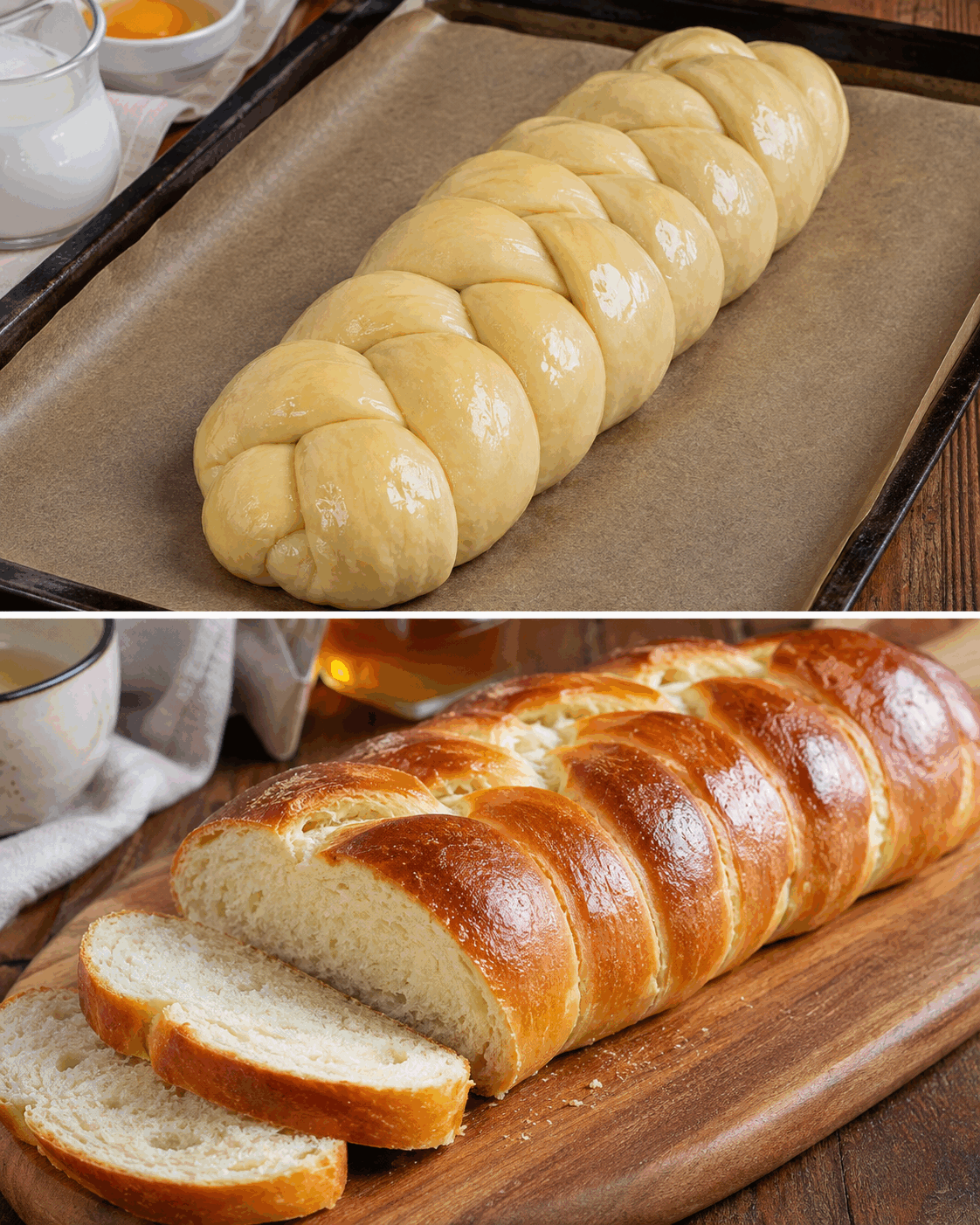 Treccia di Pane al Latte: la Ricetta Soffice e Dorata Ideale per Colazione e Merenda