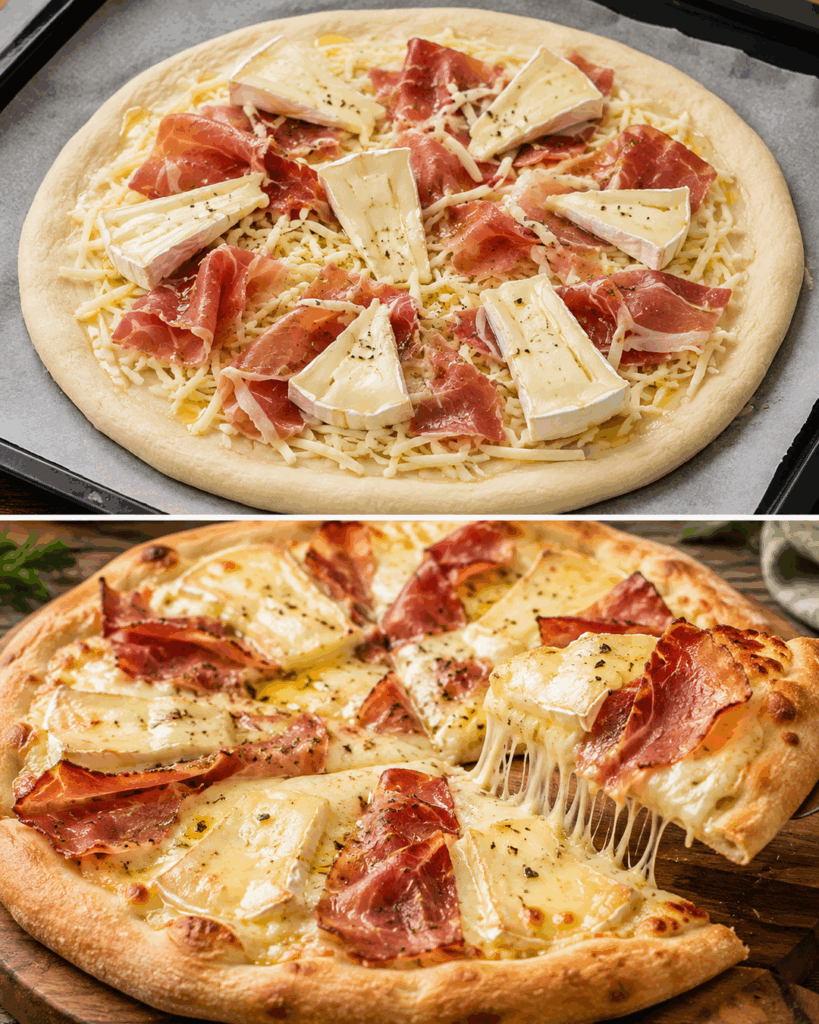 Pizza con Speck e Brie: la Ricetta Golosa dal Cuore Filante Pronta in Pochi Passi