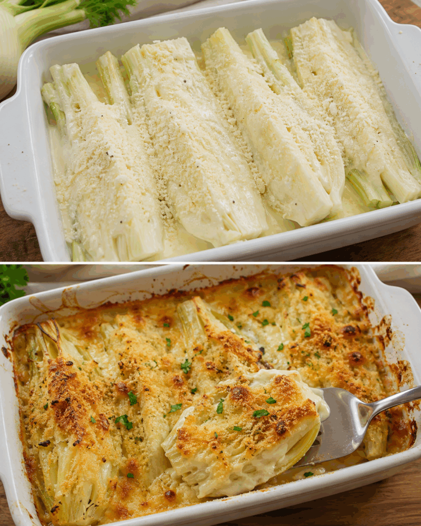 Finocchi Gratinati al Parmigiano: la Ricetta Cremosa e Croccante che Conquista Tutti