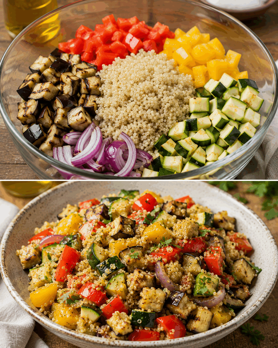 Quinoa con Verdure Grigliate: la Ricetta Light Colorata e Completa Pronta in 25 Minuti
