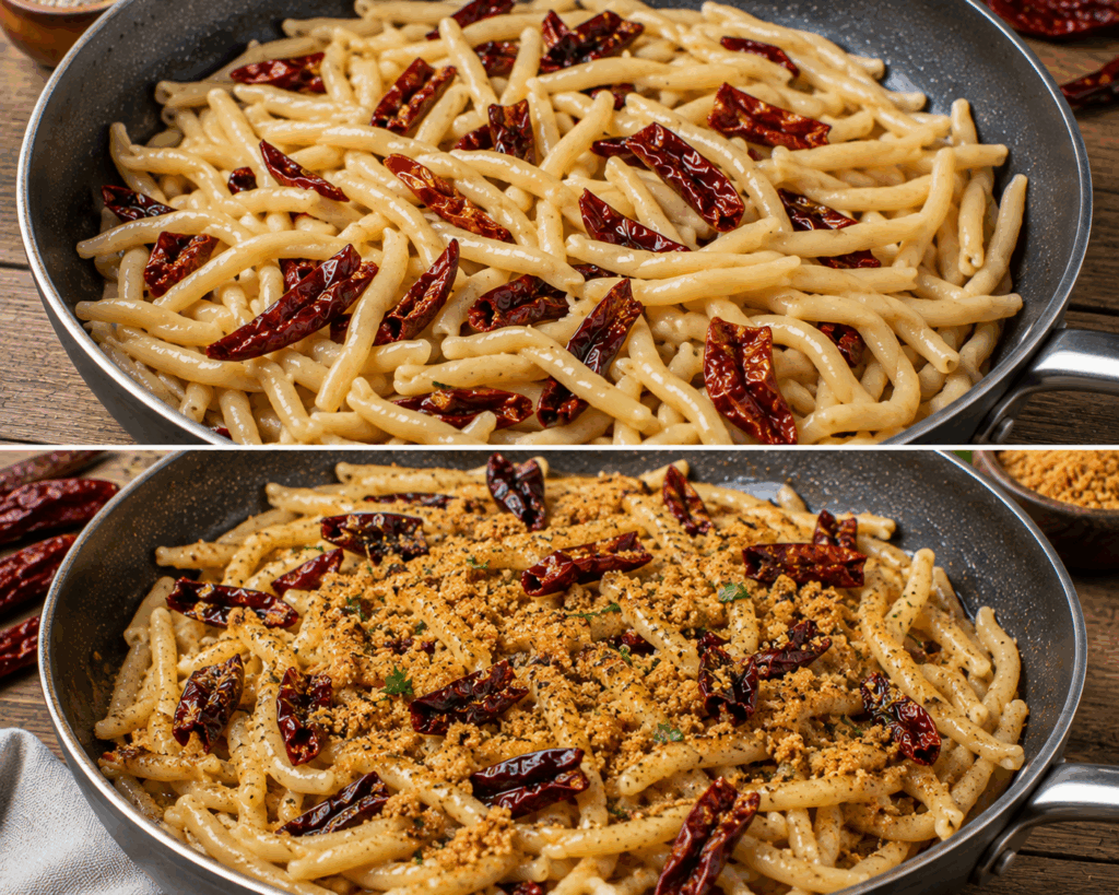 Strascinati con Peperoni Cruschi e Mollica – Basilicata