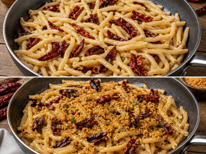 Strascinati con Peperoni Cruschi e Mollica – Basilicata