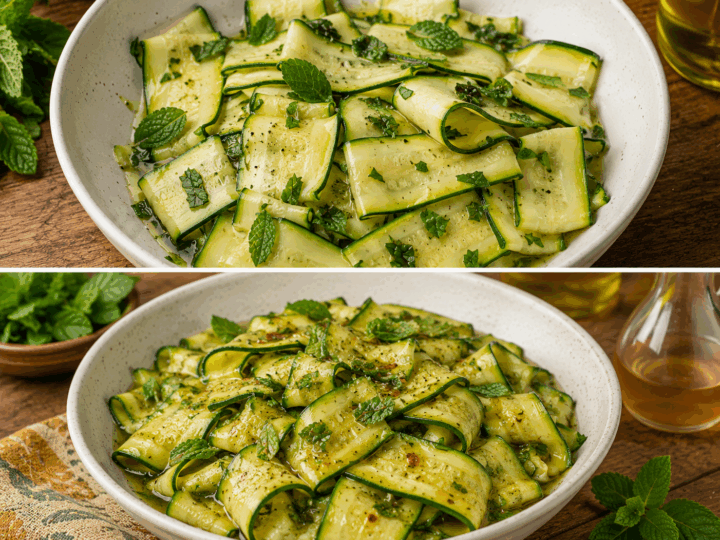 Zucchine Marinate alla Siciliana con Menta e Aceto – Sicilia