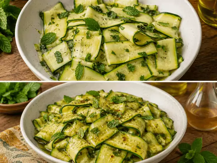 Zucchine Marinate alla Siciliana con Menta e Aceto – Sicilia