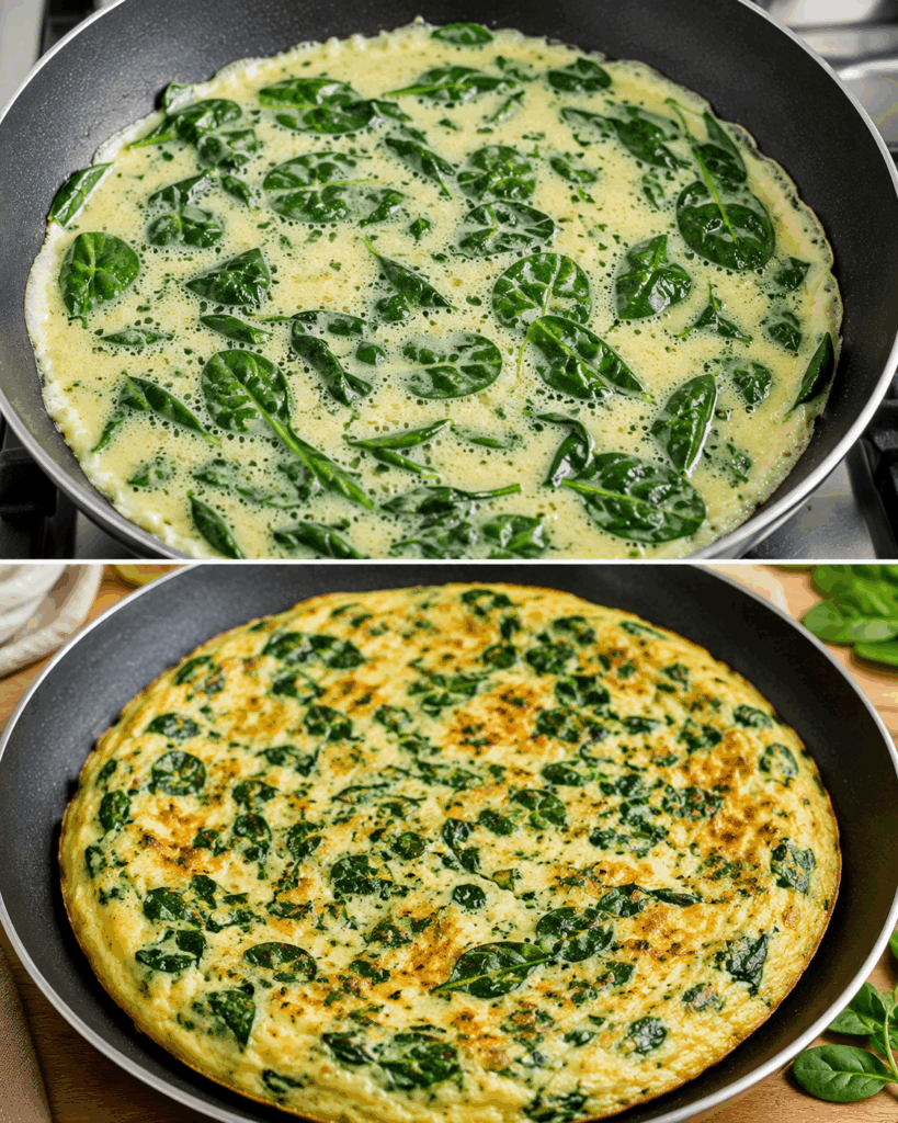 Frittata di Albumi con Spinaci: la Ricetta Light Soffice e Proteica Ideale per un Pasto Veloce