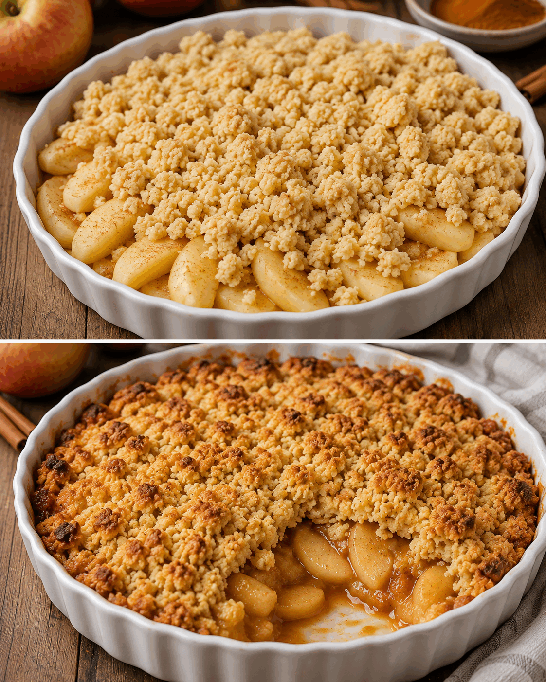 Crumble di Mele e Cannella: la Ricetta Croccante e Profumata Perfetta per Ogni Occasione