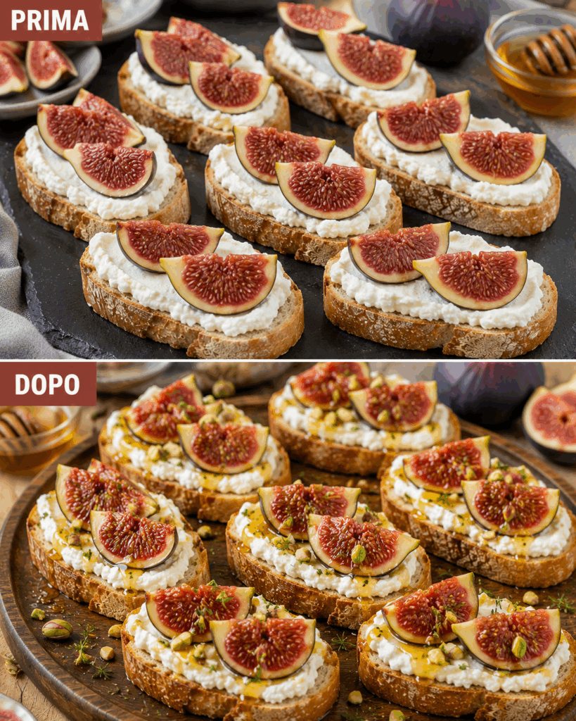 Tartine con Ricotta, Fichi e Miele: la Ricetta Dolce-Salata Raffinata e Irresistibile