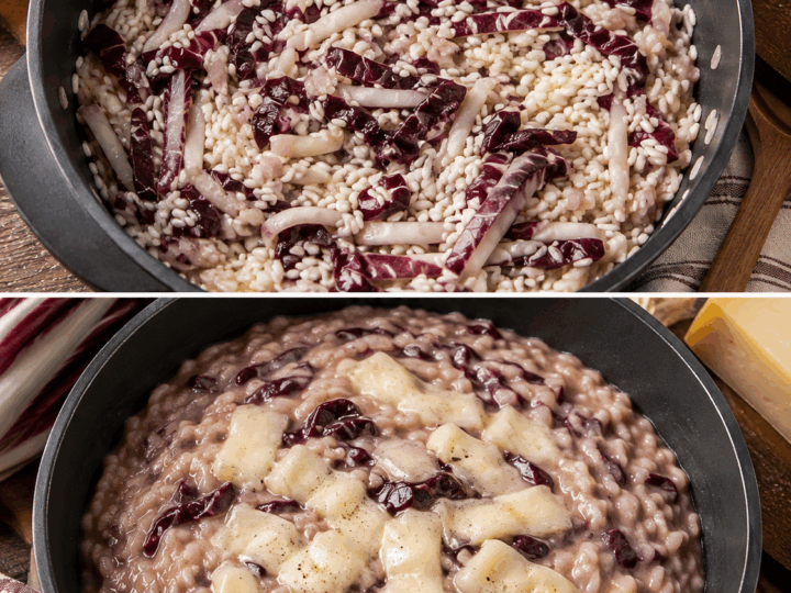 Risotto al Radicchio di Treviso e Morlacco – Veneto
