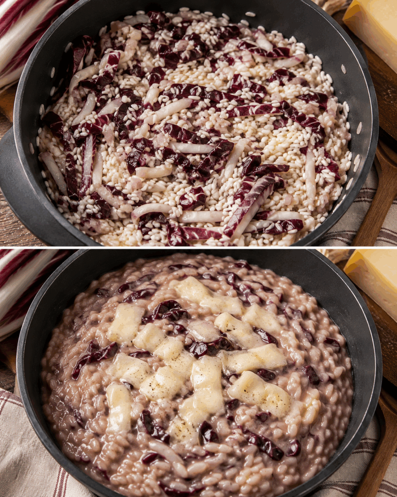 Risotto al Radicchio di Treviso e Morlacco – Veneto