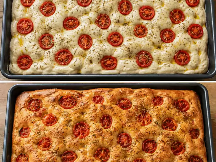 Focaccia Materana con Pomodorini e Origano – Basilicata