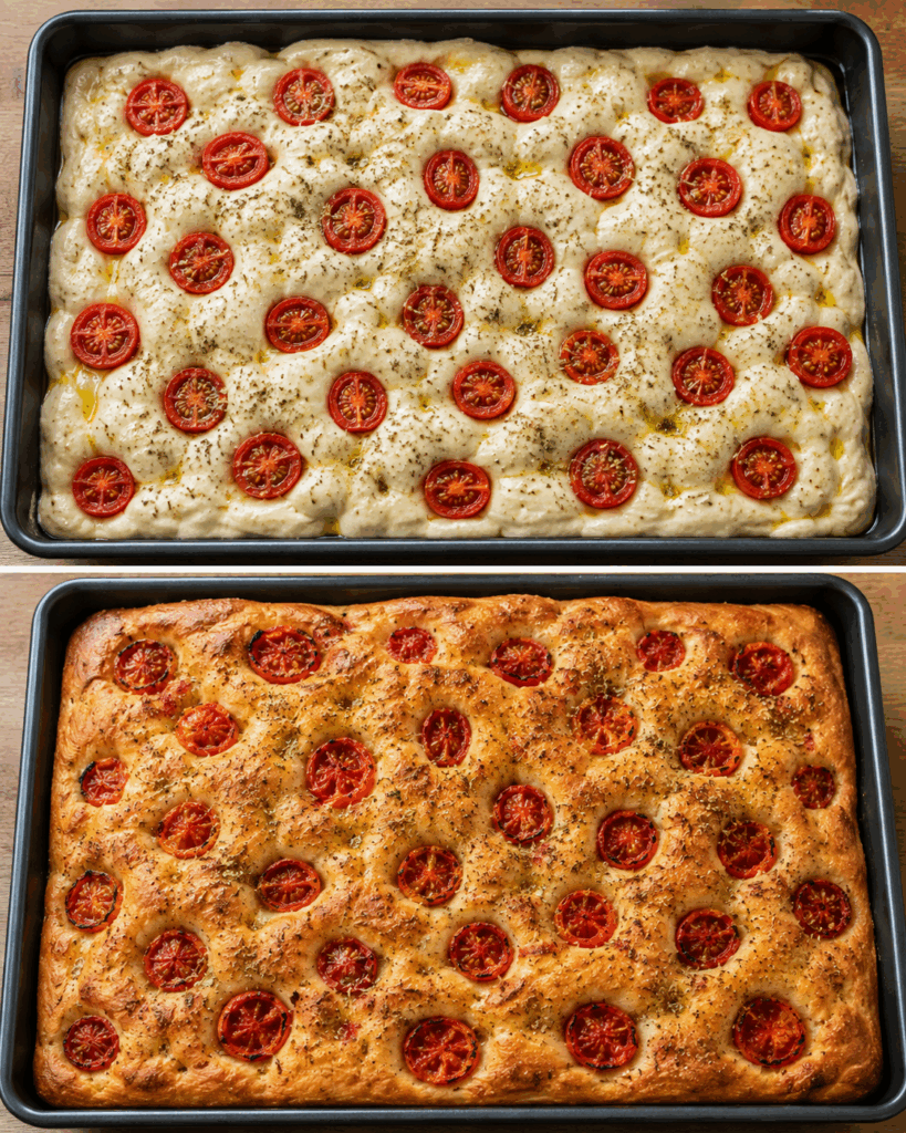 Focaccia Materana con Pomodorini e Origano – Basilicata