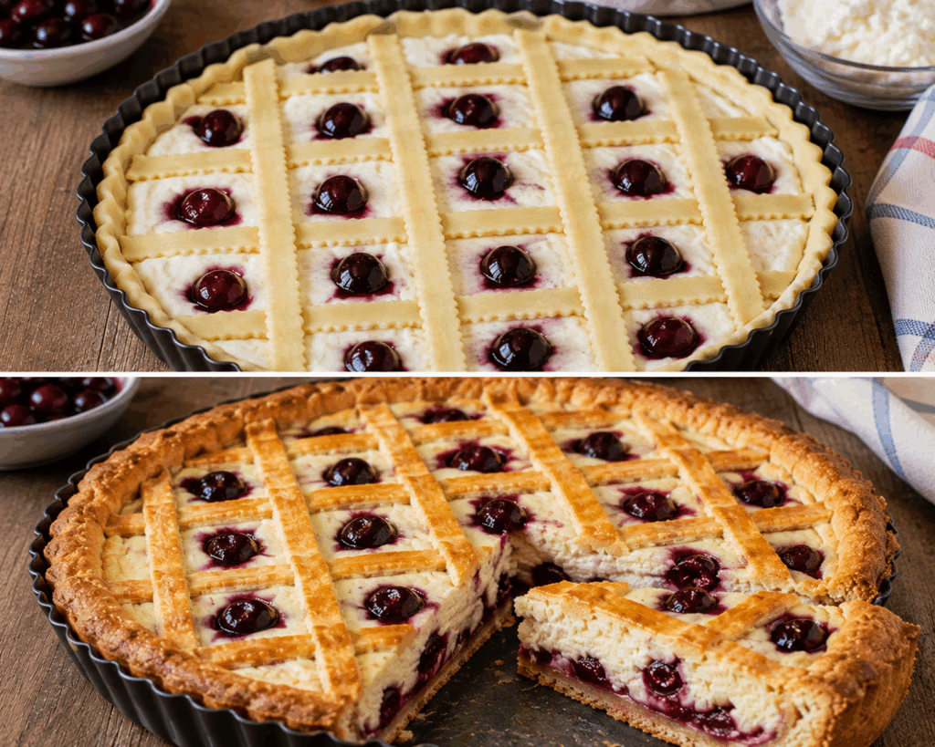 Crostata di Ricotta e Amarene alla Napoletana – Campania