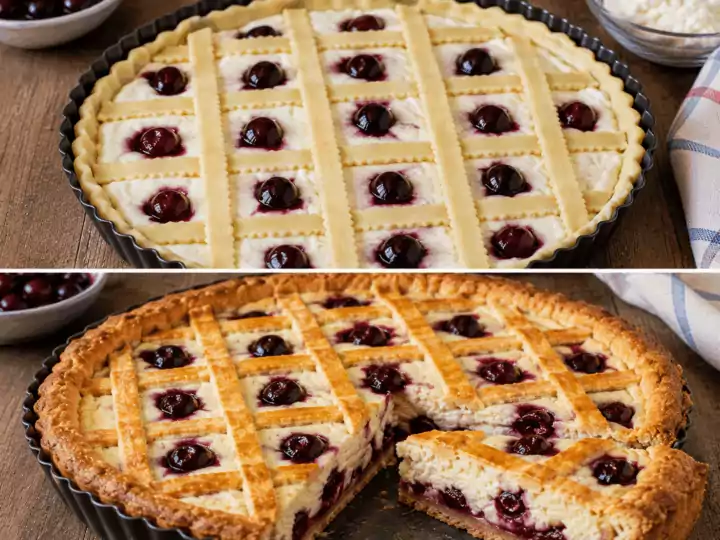 Crostata di Ricotta e Amarene alla Napoletana – Campania