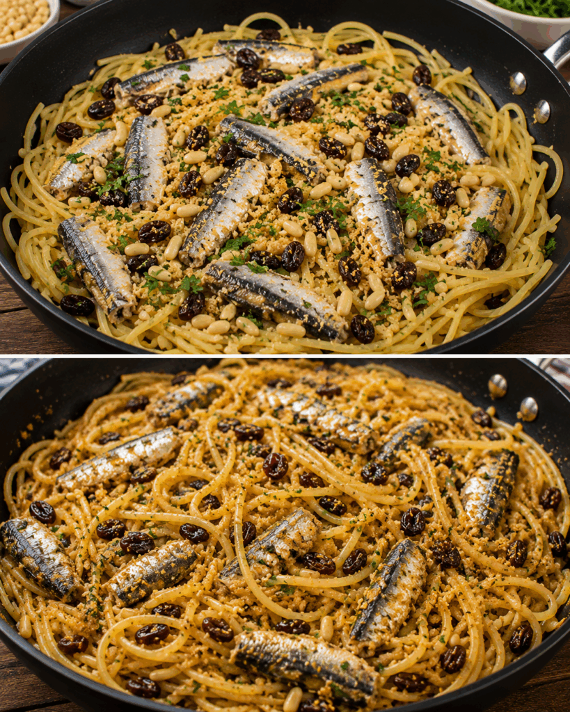 Pasta con le Sarde alla Palermitana – Sicilia