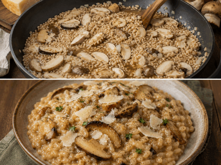Farrotto ai Funghi Porcini e Pecorino di Fossa – Umbria