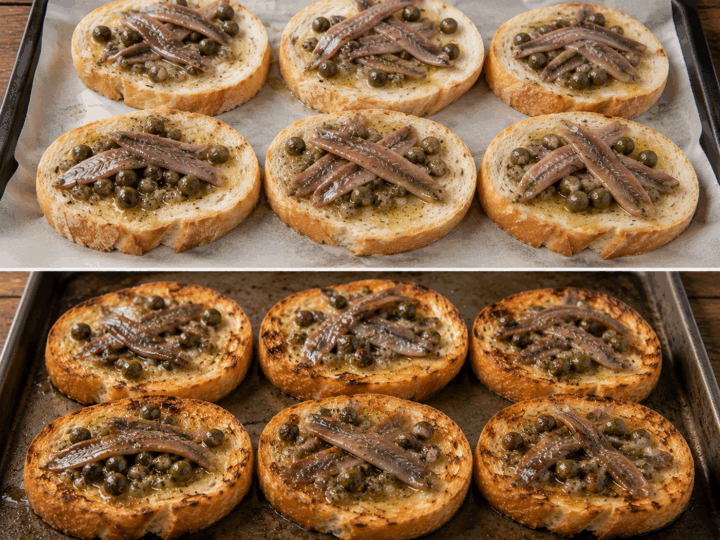 Crostini alla Chietina con Acciughe e Capperi – Abruzzo