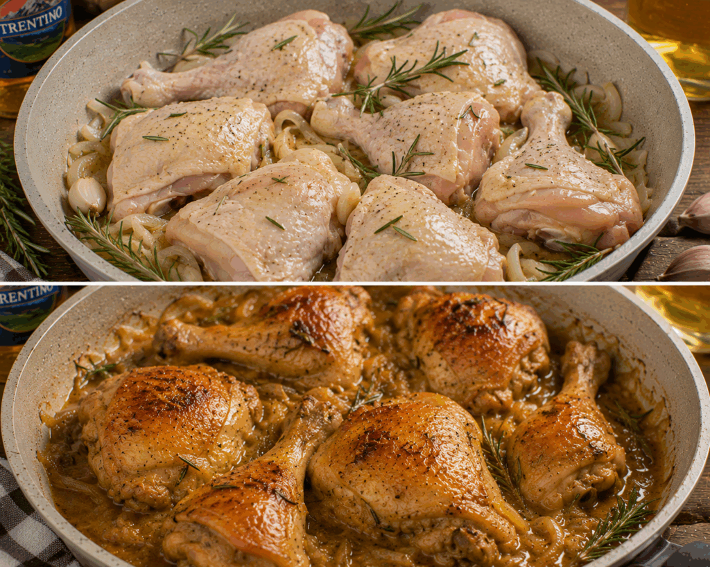 Pollo alla Birra alla Trentina con Rosmarino – Trentino-Alto Adige