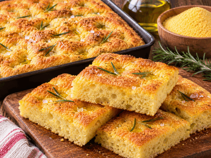Focaccia Seravezzina con Farina di Mais – Toscana 🌽🥖