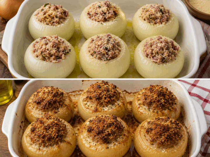 Cipolle al Forno Ripiene alla Piemontese – Piemonte