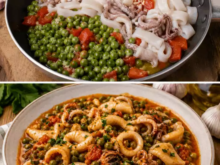 Seppie con Piselli alla Romana – Lazio