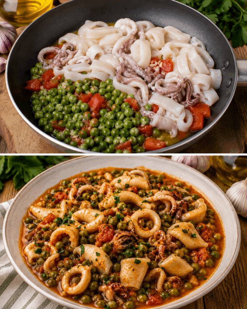 Seppie con Piselli alla Romana – Lazio