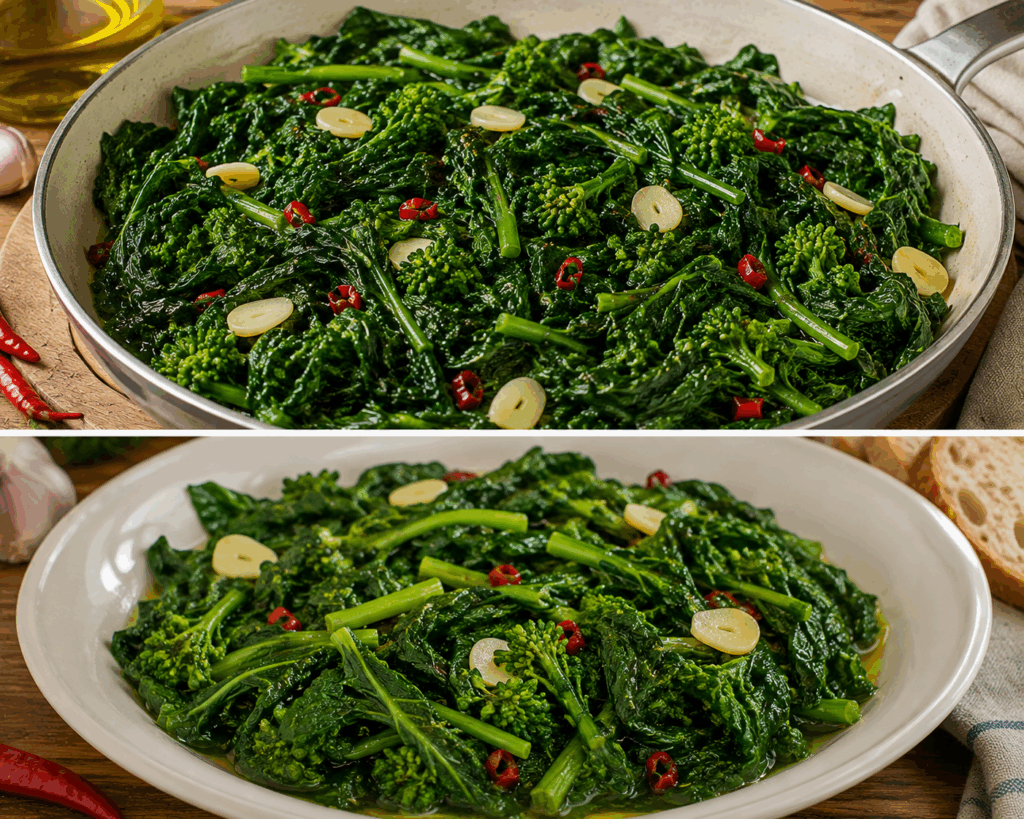 Cime di Rapa Stufate alla Salentina – Puglia