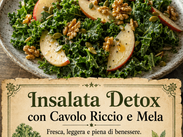 Insalata Detox con Cavolo Riccio e Mela