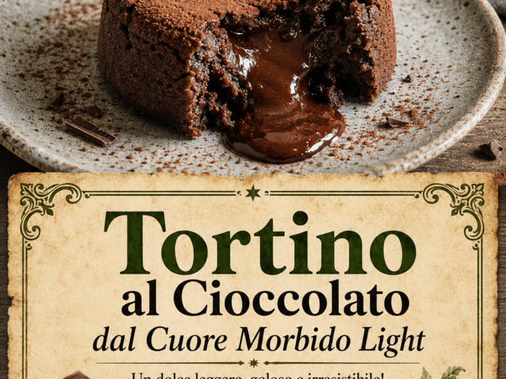 Tortino al Cioccolato dal Cuore Morbido Light