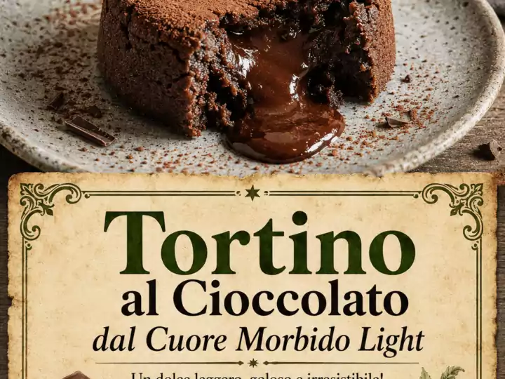 Tortino al Cioccolato dal Cuore Morbido Light
