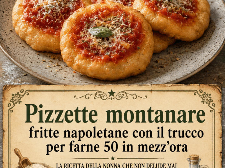 Pizzette montanare fritte napoletane con il trucco per farne 50 in mezz’ora
