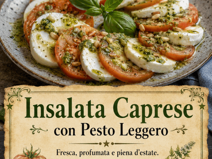 Insalata Caprese con Pesto Leggero