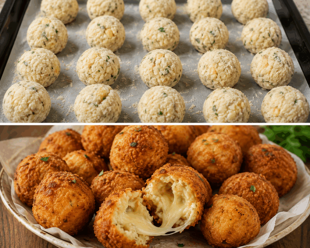 Polpettine di Pane e Formaggio alla Pugliese – Puglia