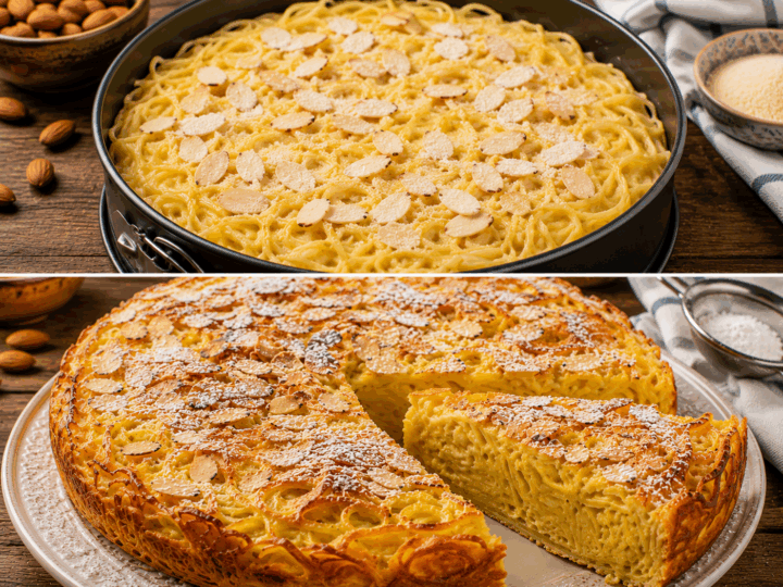 Torta di Tagliatelle Emiliana alle Mandorle – Emilia-Romagna