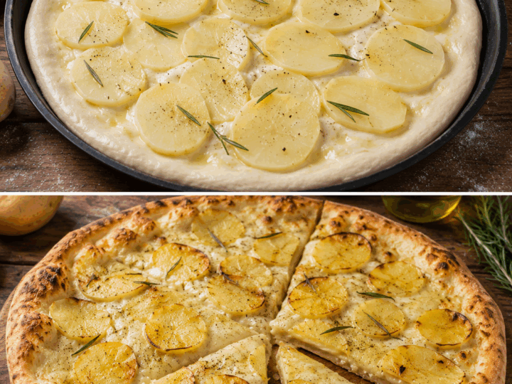 Pizza Bianca Romana con Patate e Rosmarino – Lazio