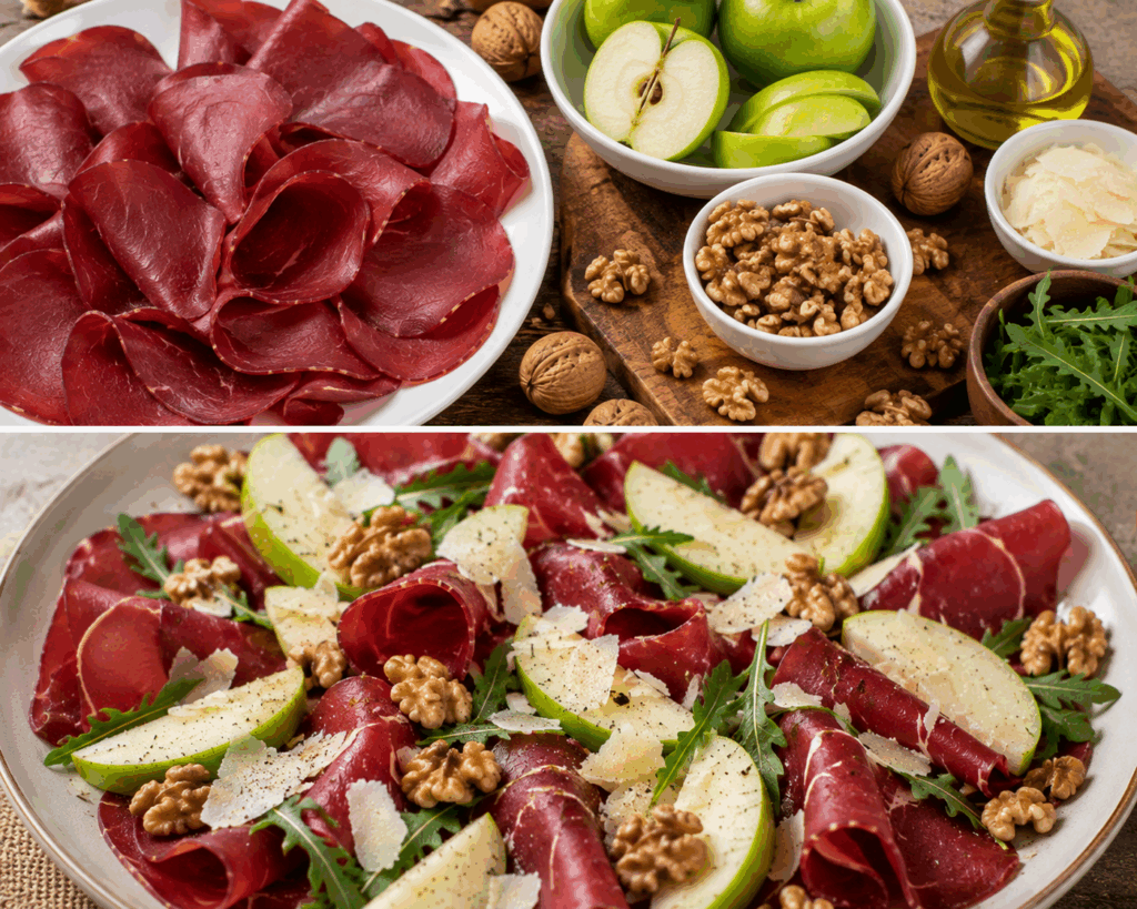 Bresaola con Mela Verde e Noci alla Valtellinese – Lombardia
