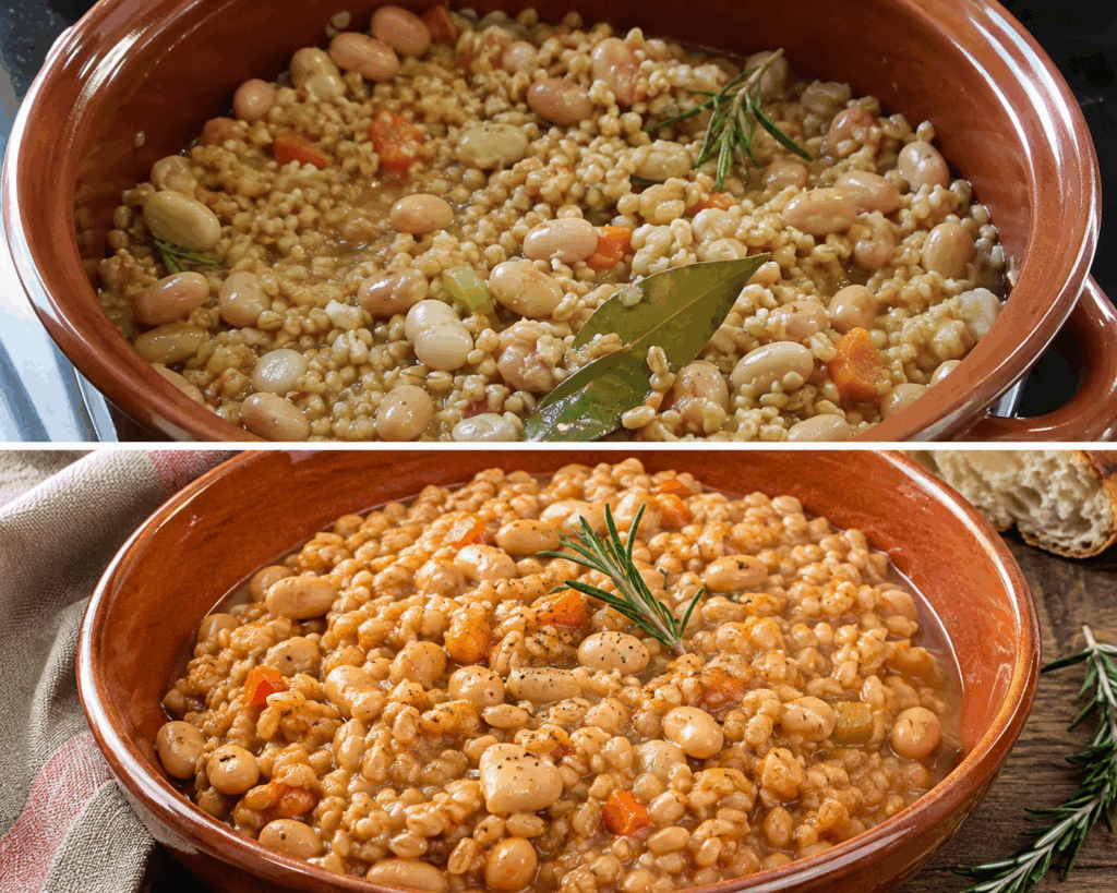 Farro alla Garfagnina con Fagioli – Toscana
