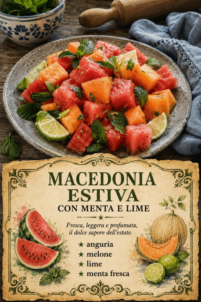 Macedonia Estiva con Menta e Lime