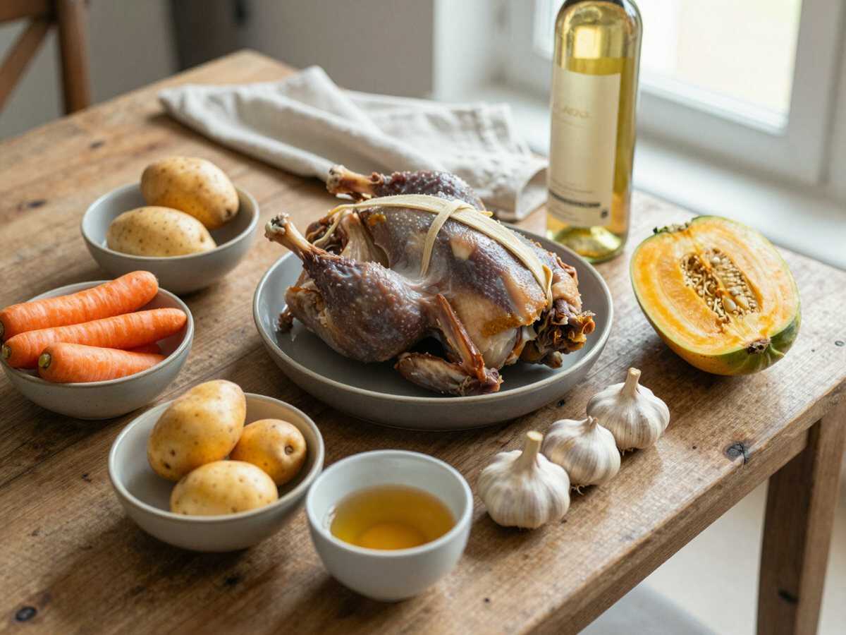 Gli ingredienti per Arrosto di Tacchino con Verdure di Stagione