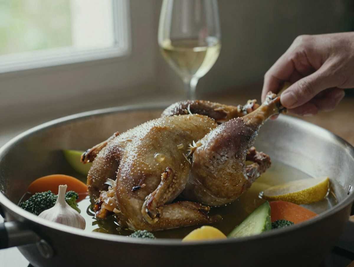 Sfuma e aggiungi gli aromi — Arrosto di Tacchino con Verdure di Stagione