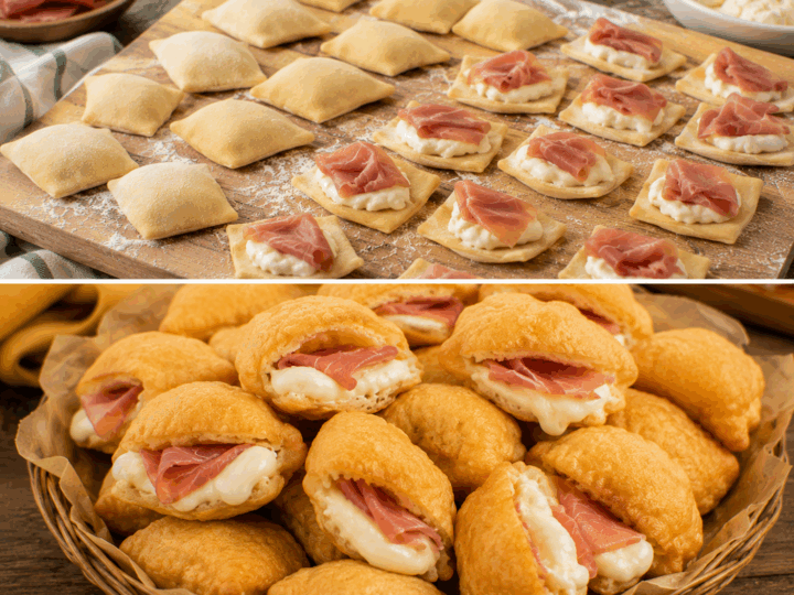 Coccoli Toscani con Stracchino e Prosciutto – Toscana