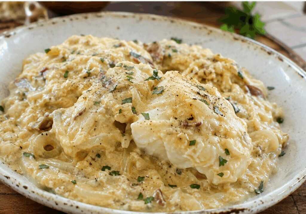 Baccalà alla Vicentina: la tradizione veneta del baccalà cotto nel latte e nelle acciughe