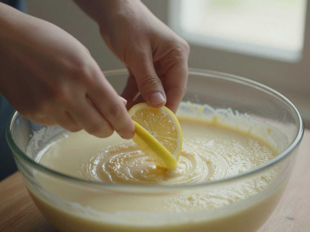 4. Cuocere il biancomangiare — Biancomangiare Siciliano alle Mandorle