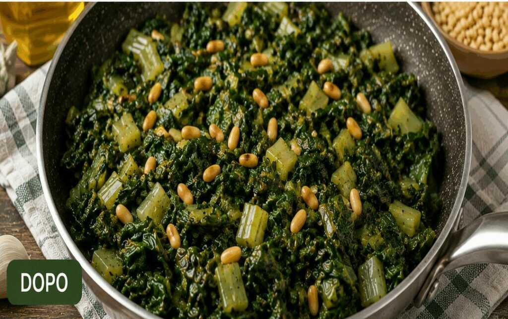 Bietole alla Genovese con Pinoli