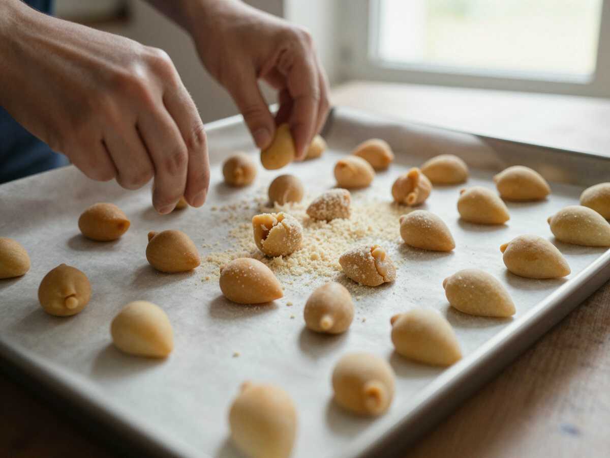 Forma i bignè salati — Bignè salati al parmigiano perfetti per battesimi e comunioni