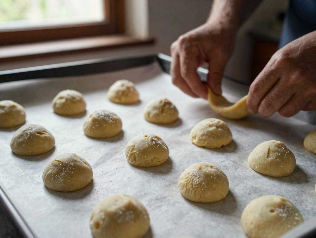 Forma e cuoci i bignè — Bignè salati con mousse di mortadella: come farli gonfiare bene senza che si sgonfino