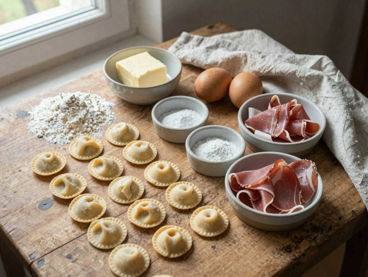 Gli ingredienti per Bignè salati con mousse di mortadella da preparare in anticipo, con i gusci da congelare