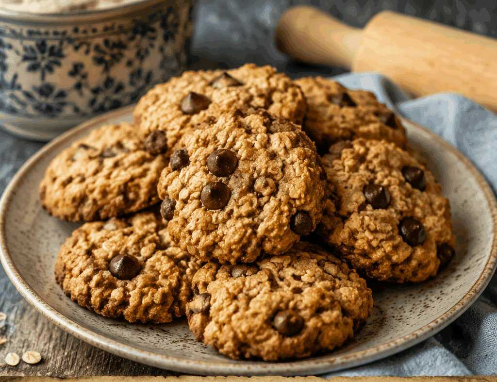 Biscotti ai Fiocchi d’Avena con 3 Ingredienti